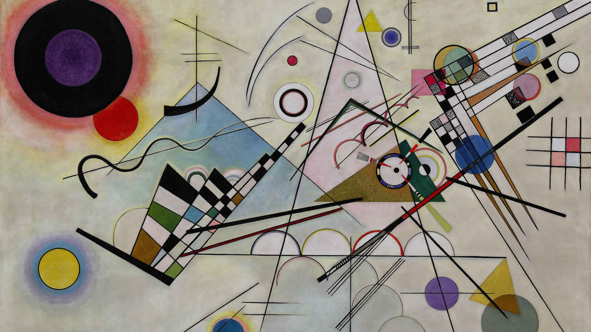 Wassily Kandinsky Composition VIII, 1923 - Detail